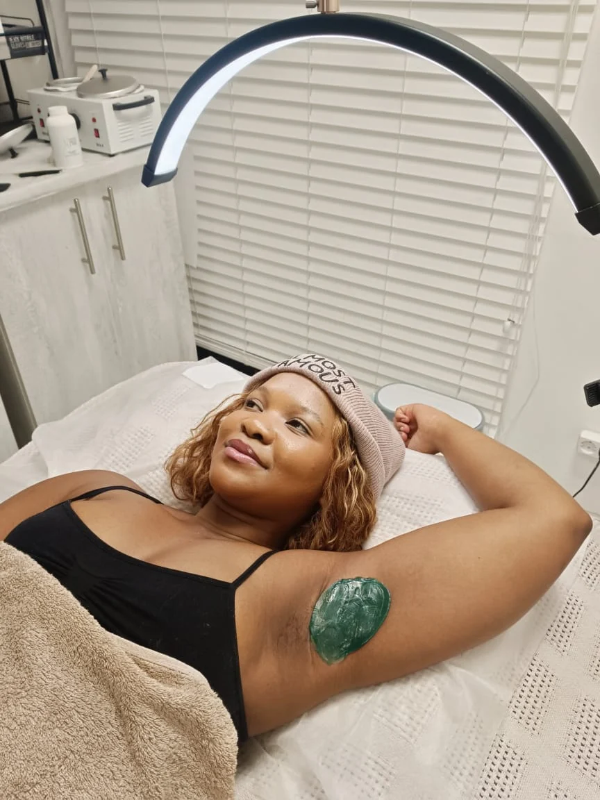 Waxing treatment in Waxbae's private studio